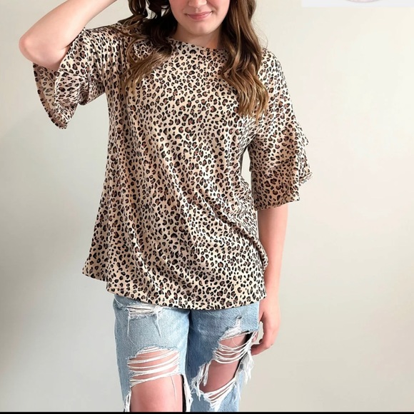 Leopard Tunic Top - Picture 1 of 2